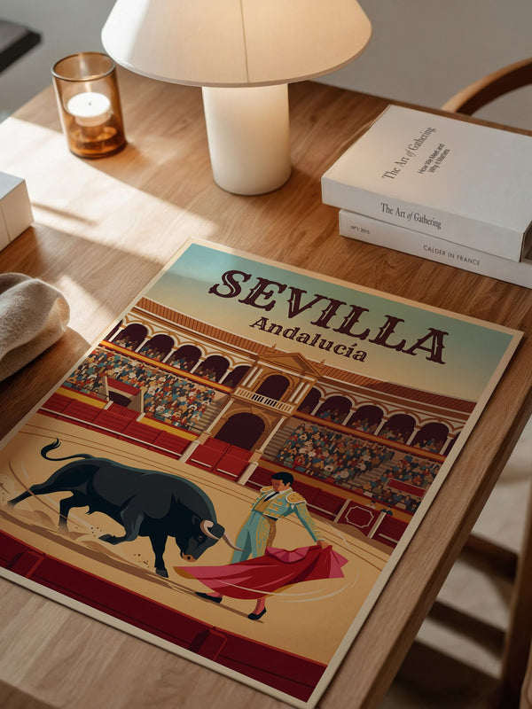 Stierkampf Sevilla Retro
