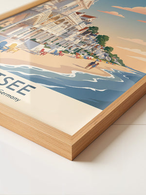 Ostsee Bäderarchitektur Sonnenuntergang