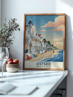 Ostsee Bäderarchitektur Sonnenuntergang