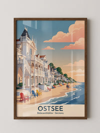 Ostsee Bäderarchitektur Sonnenuntergang