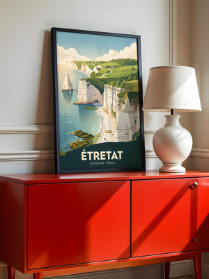 Étretat Küste Pastell Strände