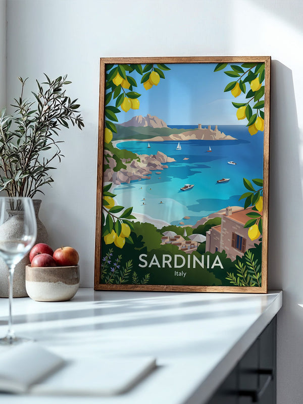 Sardinien Küste Zitronen Elegant