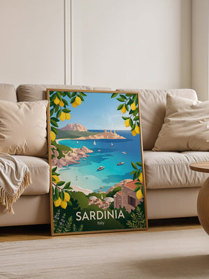 Sardinien Küste Zitronen Elegant