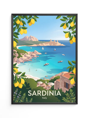 Sardinien Küste Zitronen Elegant