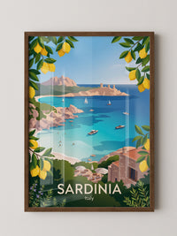 Sardinien Küste Zitronen Elegant