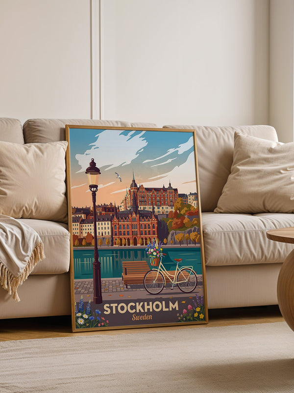 Stockholm Panorama Sonnenuntergang