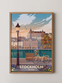 Stockholm Panorama Sonnenuntergang