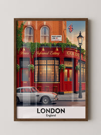 Britisches Pub Retro Flair