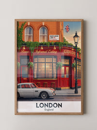 Britisches Pub Retro Flair