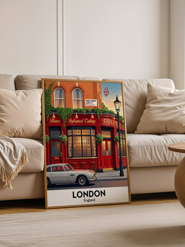 Britisches Pub Retro Flair