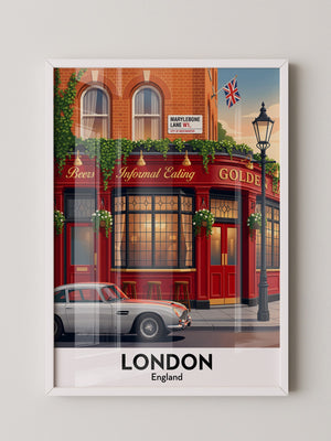 Britisches Pub Retro Flair
