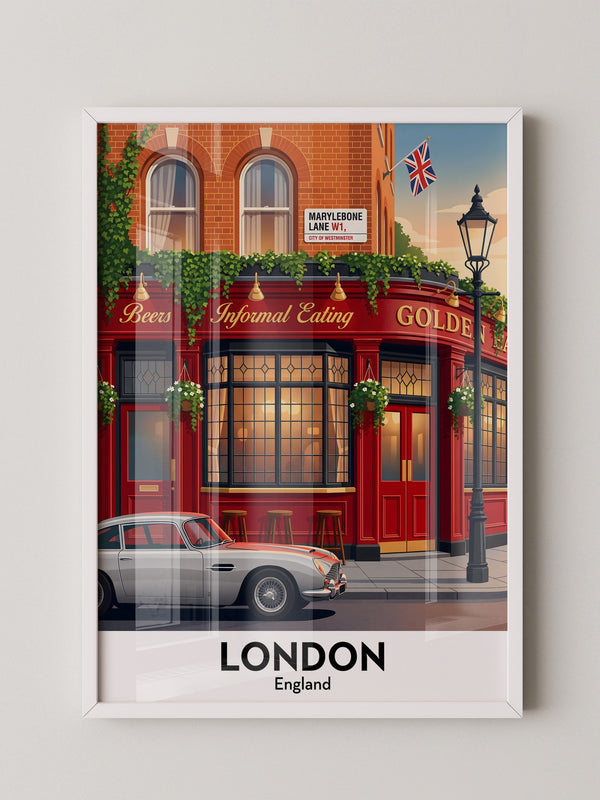 Britisches Pub Retro Flair