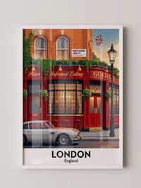 Britisches Pub Retro Flair