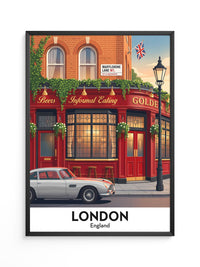 Britisches Pub Retro Flair