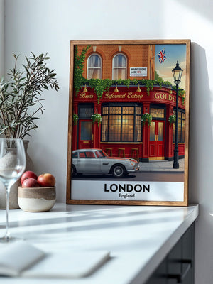 Britisches Pub Retro Flair