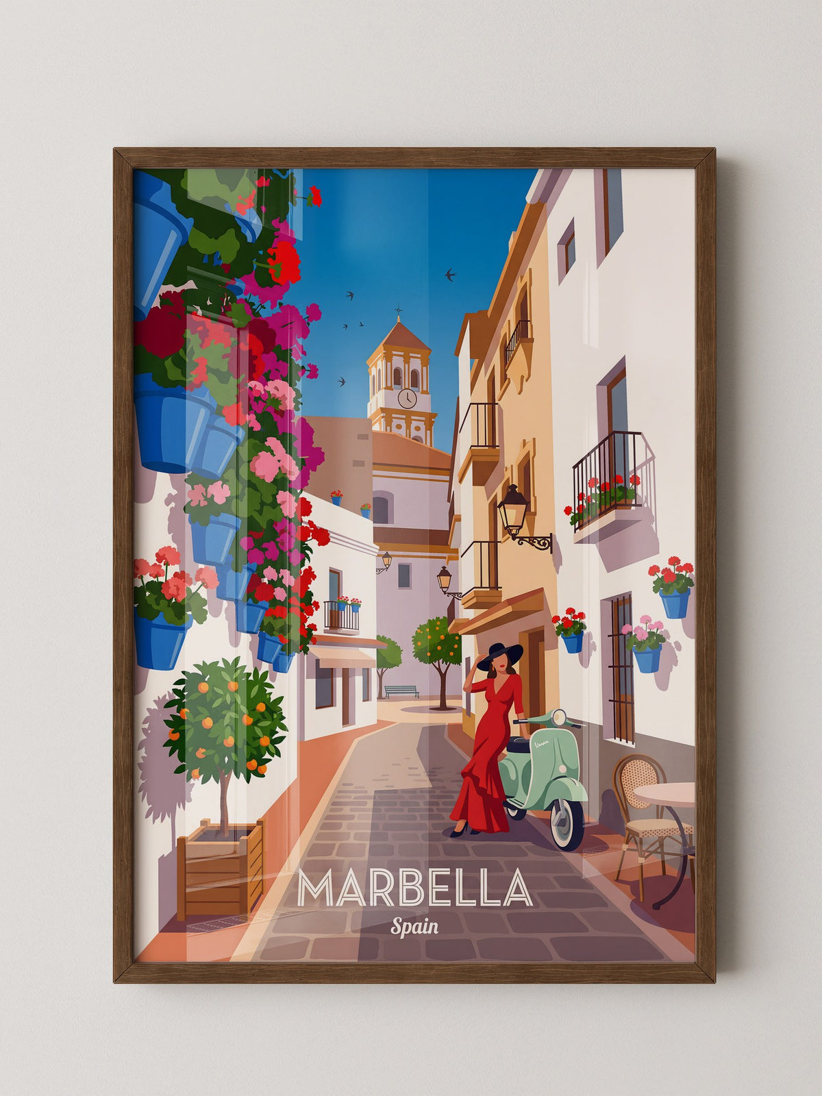Spanische Gasse Blumenpracht