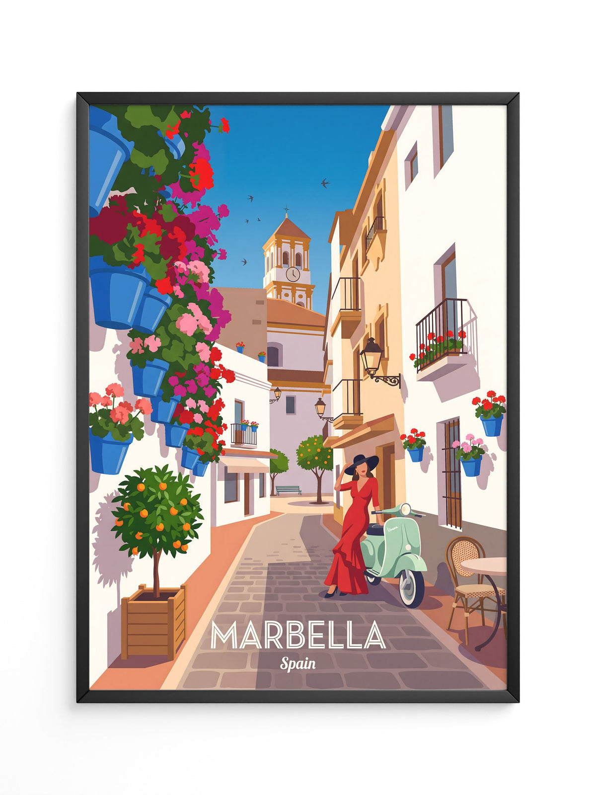 Spanische Gasse Blumenpracht