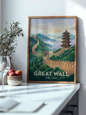 Chinesische Mauer Sonnenaufgang