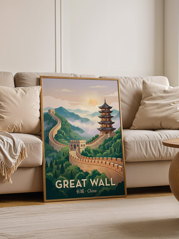 Chinesische Mauer Sonnenaufgang