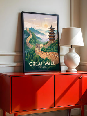 Chinesische Mauer Sonnenaufgang