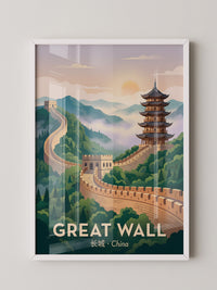 Chinesische Mauer Sonnenaufgang