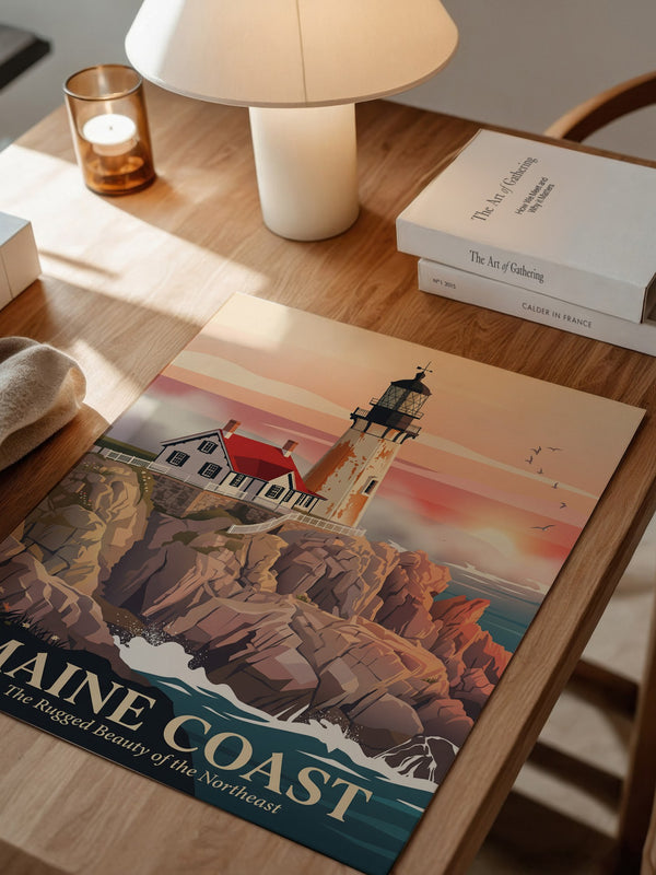 Leuchtturm Klippen Sonnenuntergang