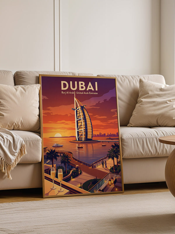 Burj Al Arab Sonnenuntergang