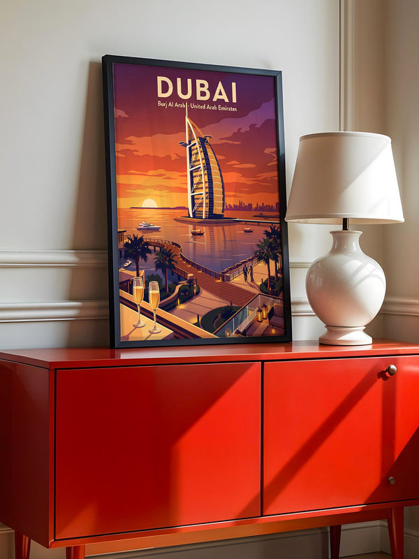 Burj Al Arab Sonnenuntergang