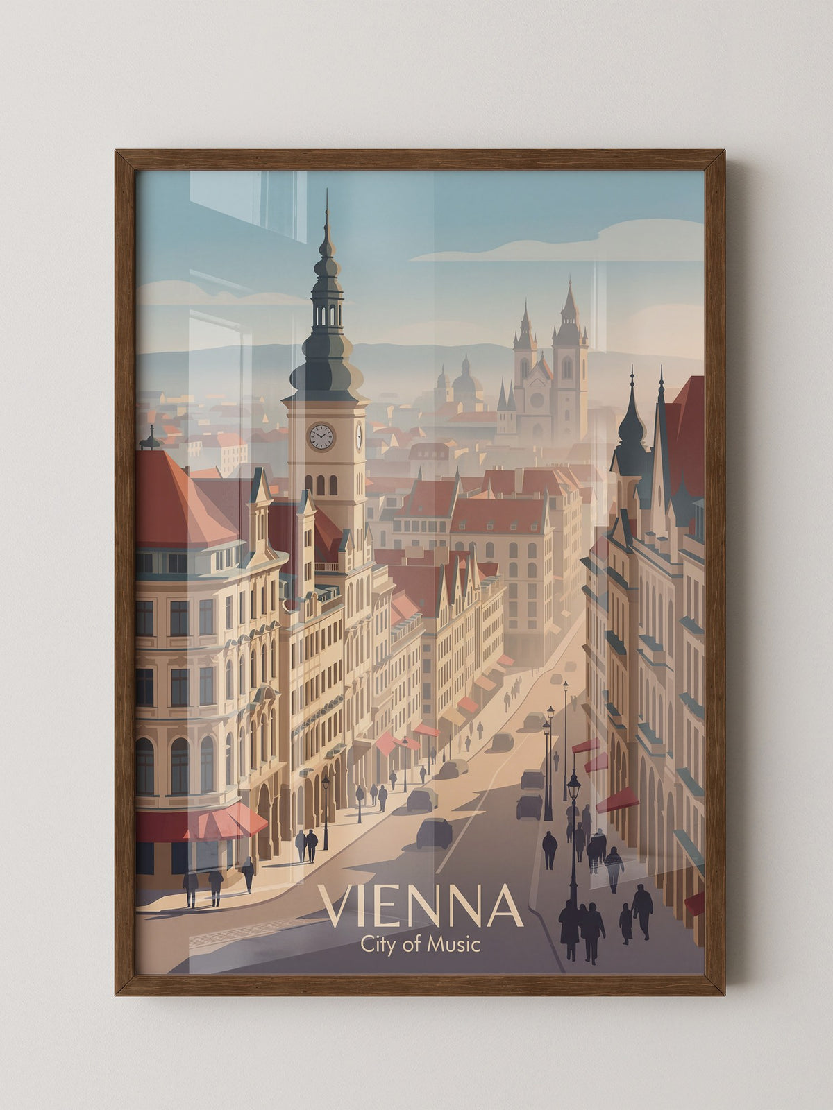 Wiener Altstadt Pastellstimmung