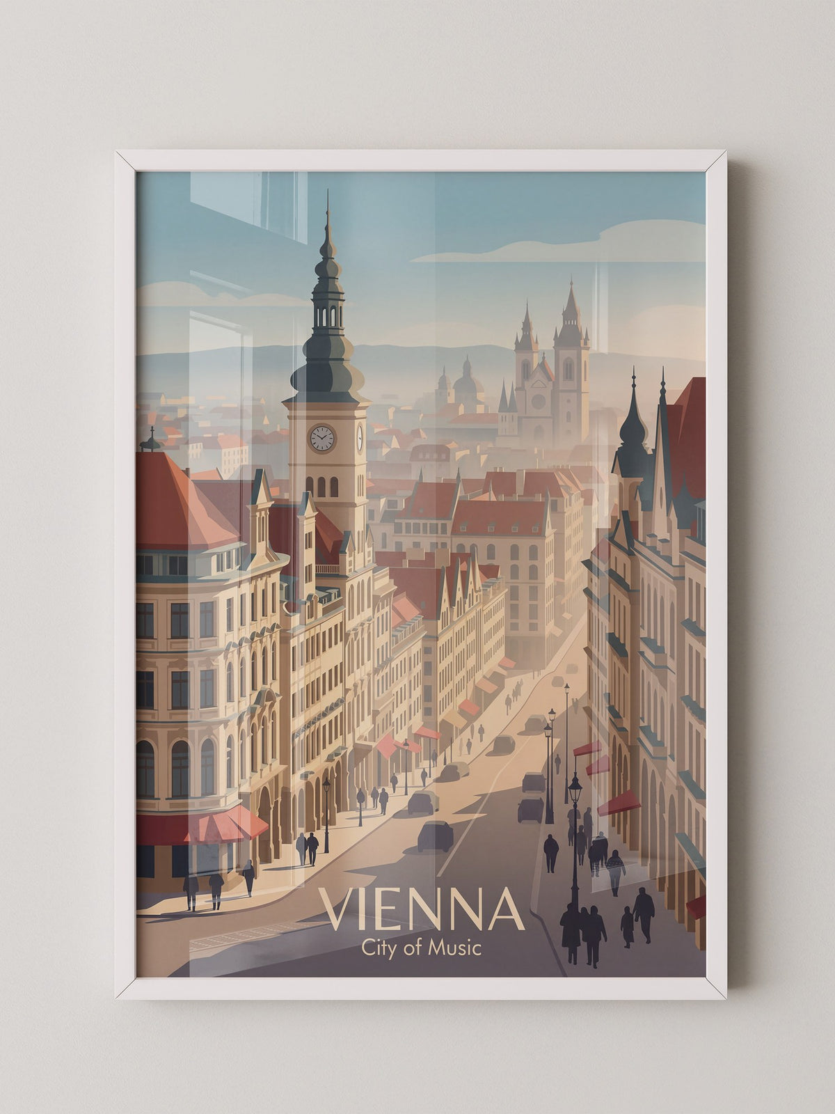 Wiener Altstadt Pastellstimmung