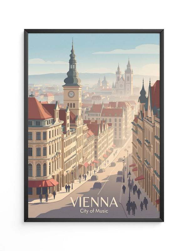 Wiener Altstadt Pastellstimmung