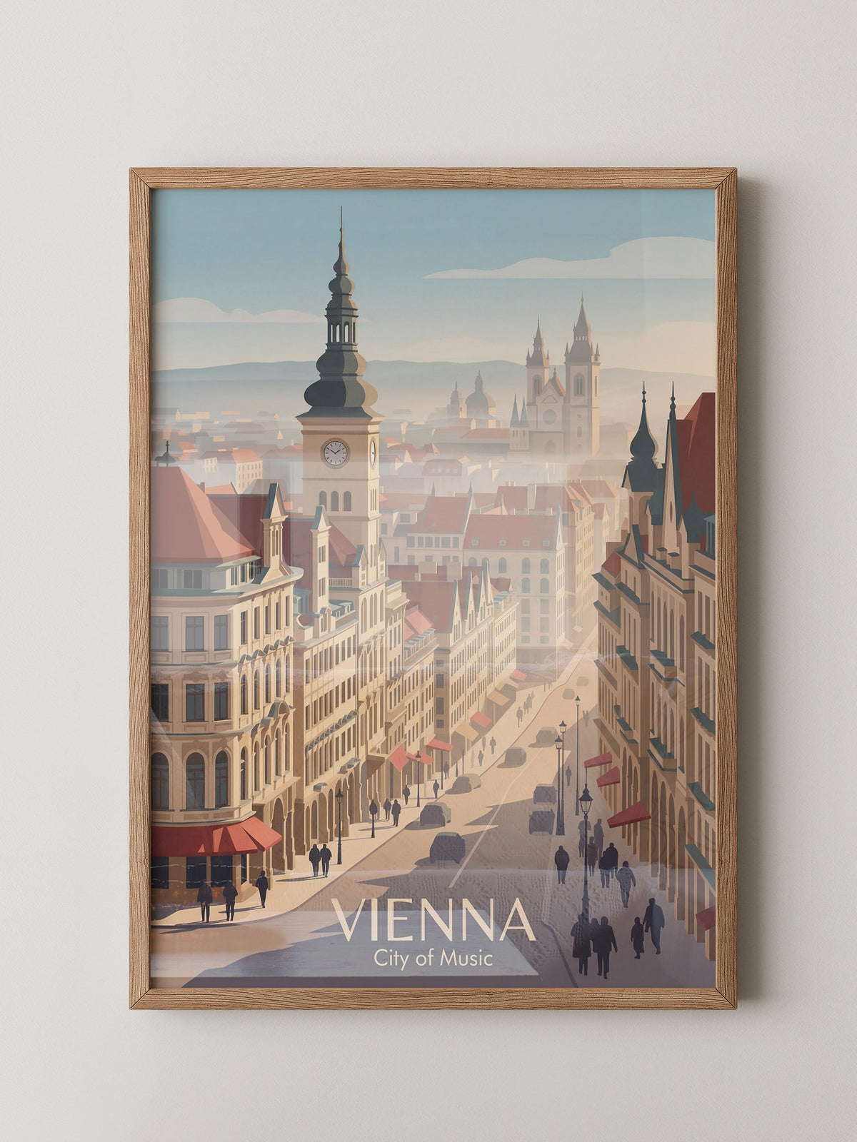 Wiener Altstadt Pastellstimmung