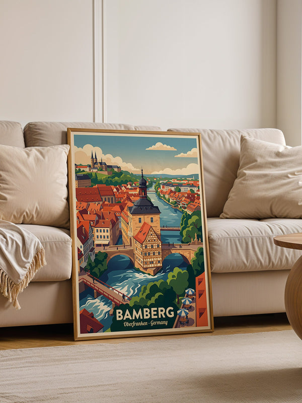 Bamberg Altstadt Brückenansicht