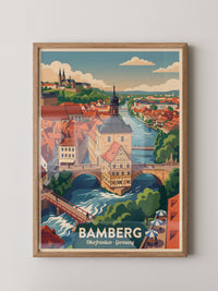 Bamberg Altstadt Brückenansicht