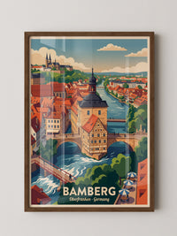 Bamberg Altstadt Brückenansicht