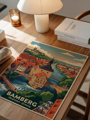 Bamberg Altstadt Brückenansicht