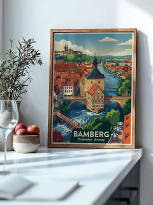 Bamberg Altstadt Brückenansicht