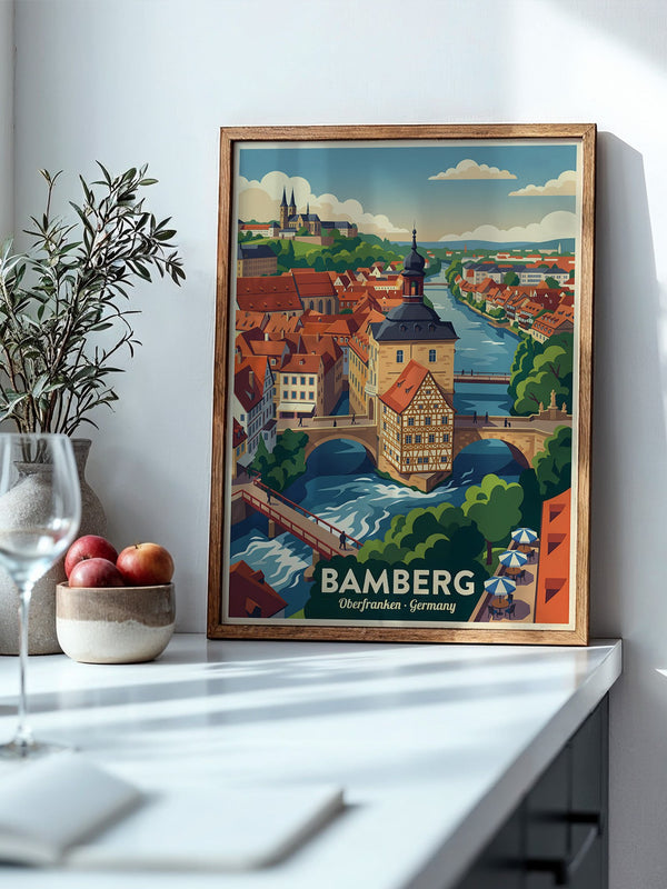 Bamberg Altstadt Brückenansicht