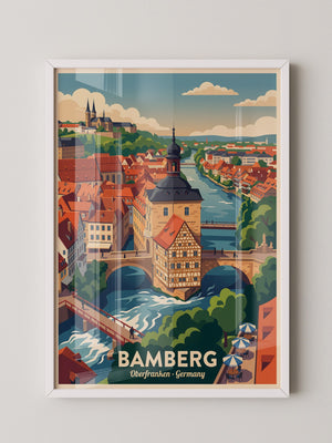 Bamberg Altstadt Brückenansicht