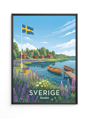 Schwedische Idylle am See
