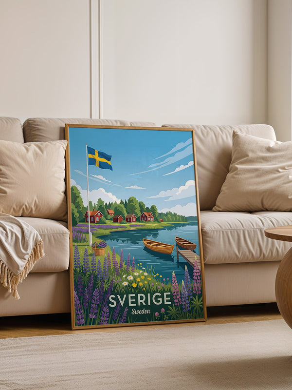 Schwedische Idylle am See