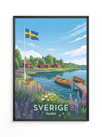 Schwedische Idylle am See