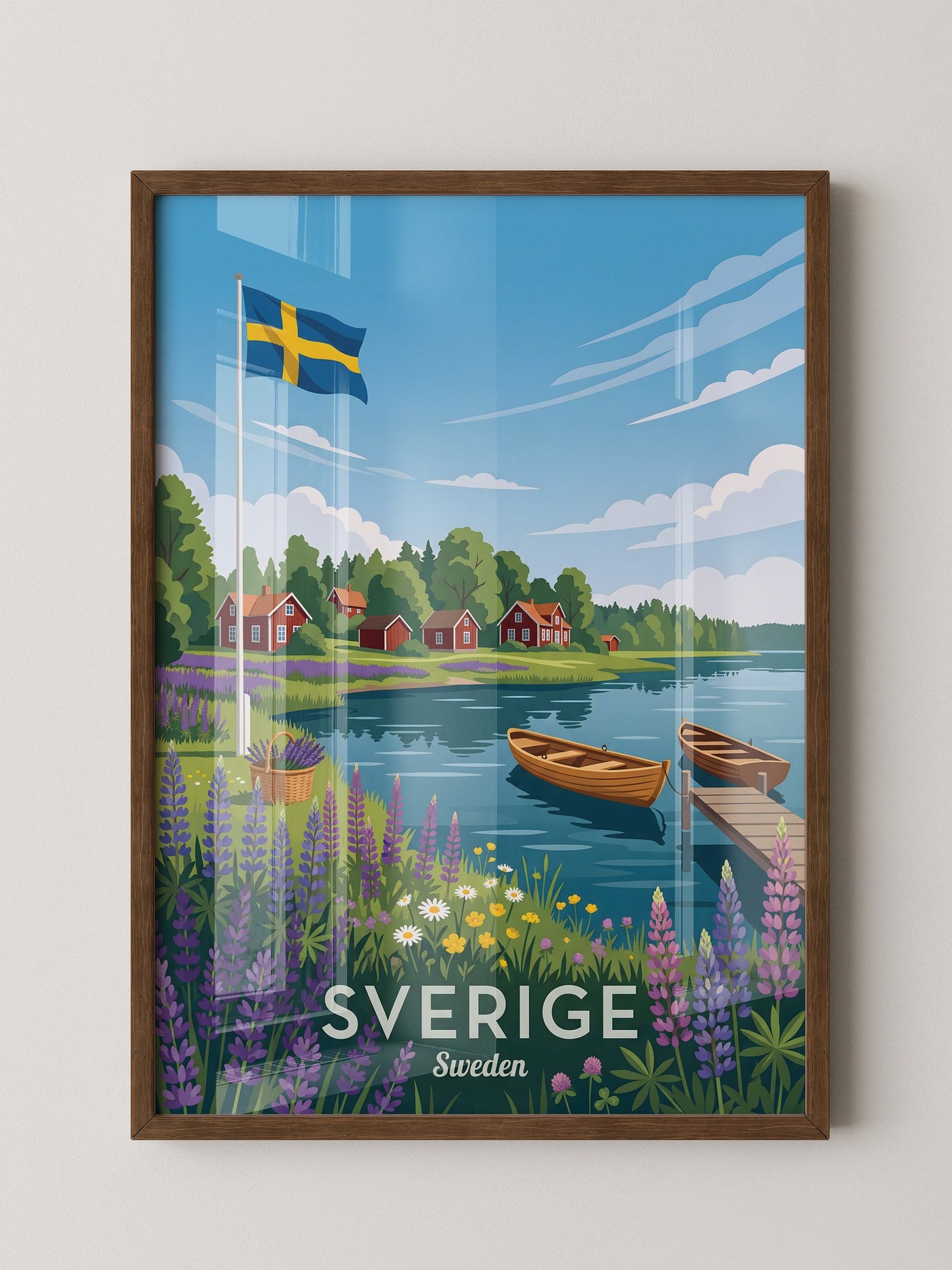 Schwedische Idylle am See