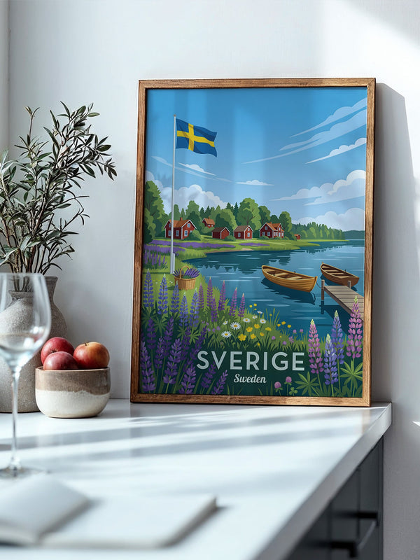 Schwedische Idylle am See