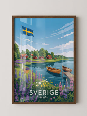 Schwedische Idylle am See