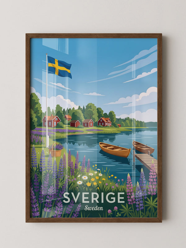 Schwedische Idylle am See