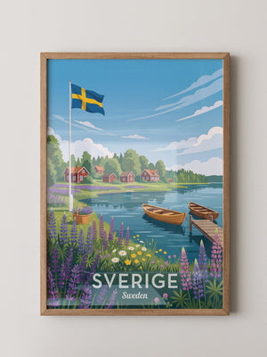 Schwedische Idylle am See