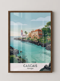 Küstenlandschaft Cascais Vintage Stil