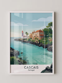 Küstenlandschaft Cascais Vintage Stil