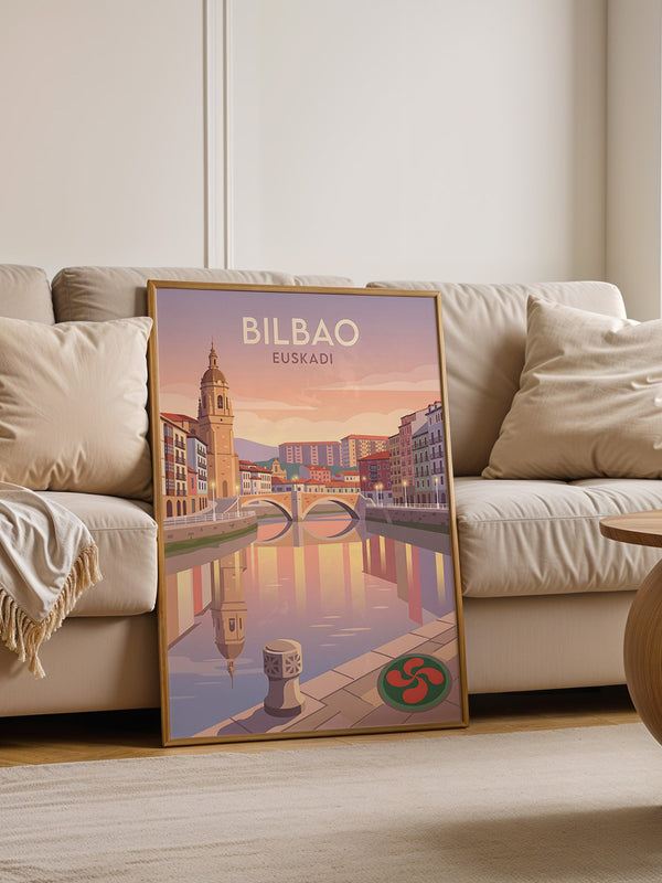 Bilbao Sonnenuntergang Architektur